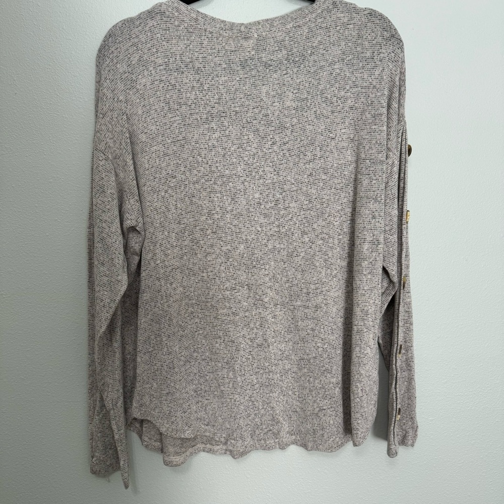 Blupepper Ladies/women’s long sleeve shirt khaki Large